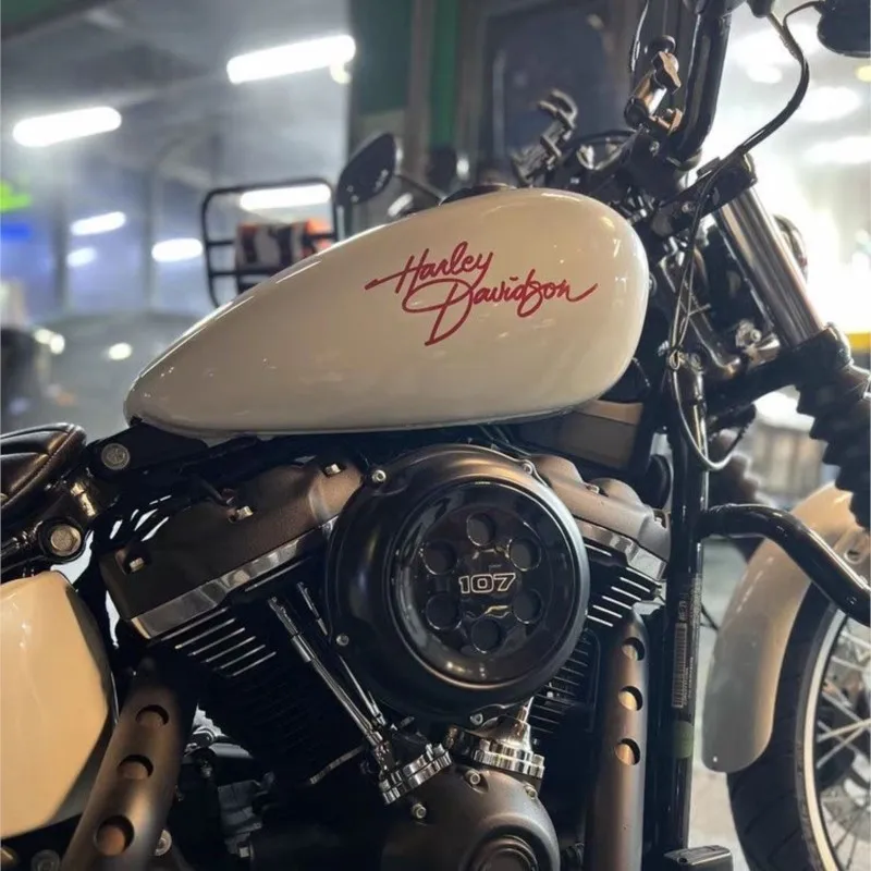 Pegatinas decorativas para el tanque de combustible del casco de motocicleta, accesorios para Harley Davidson Softail Sportster VRSC Touring X48 883 1200