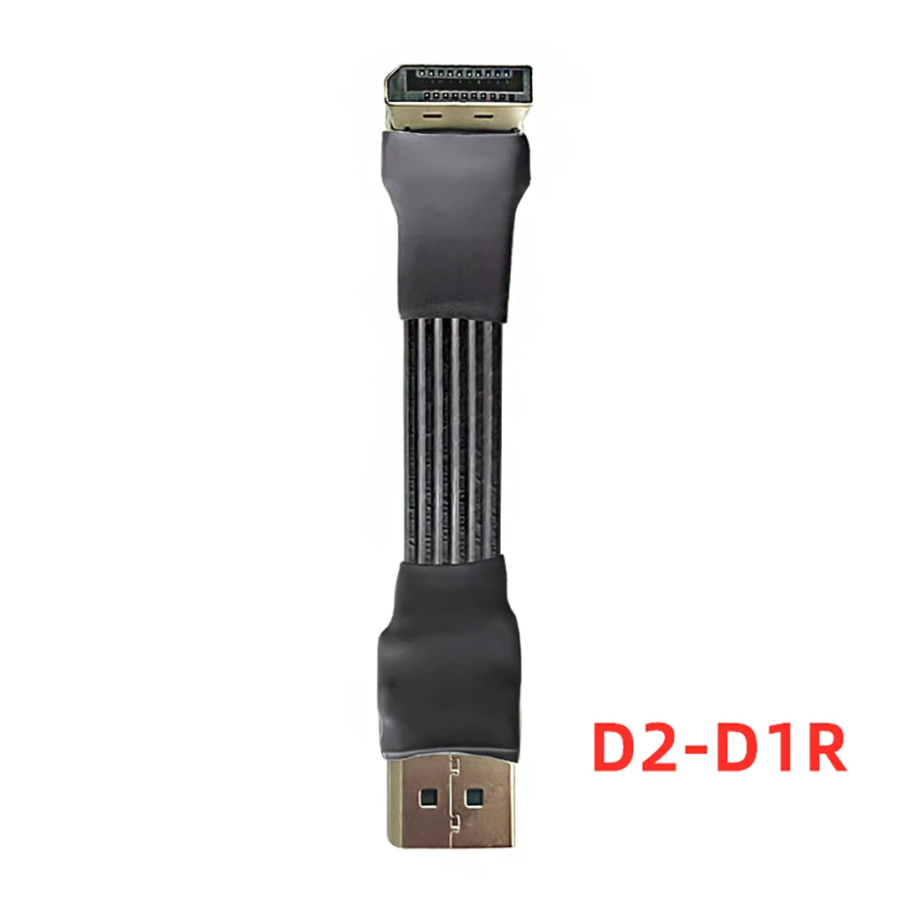 V1.4 DisplayPort Extension Cable DP1.4 4K 165Hz Adapter FPC Display Port Ribbon Flat Wire Male to Male for GPU TV Extender