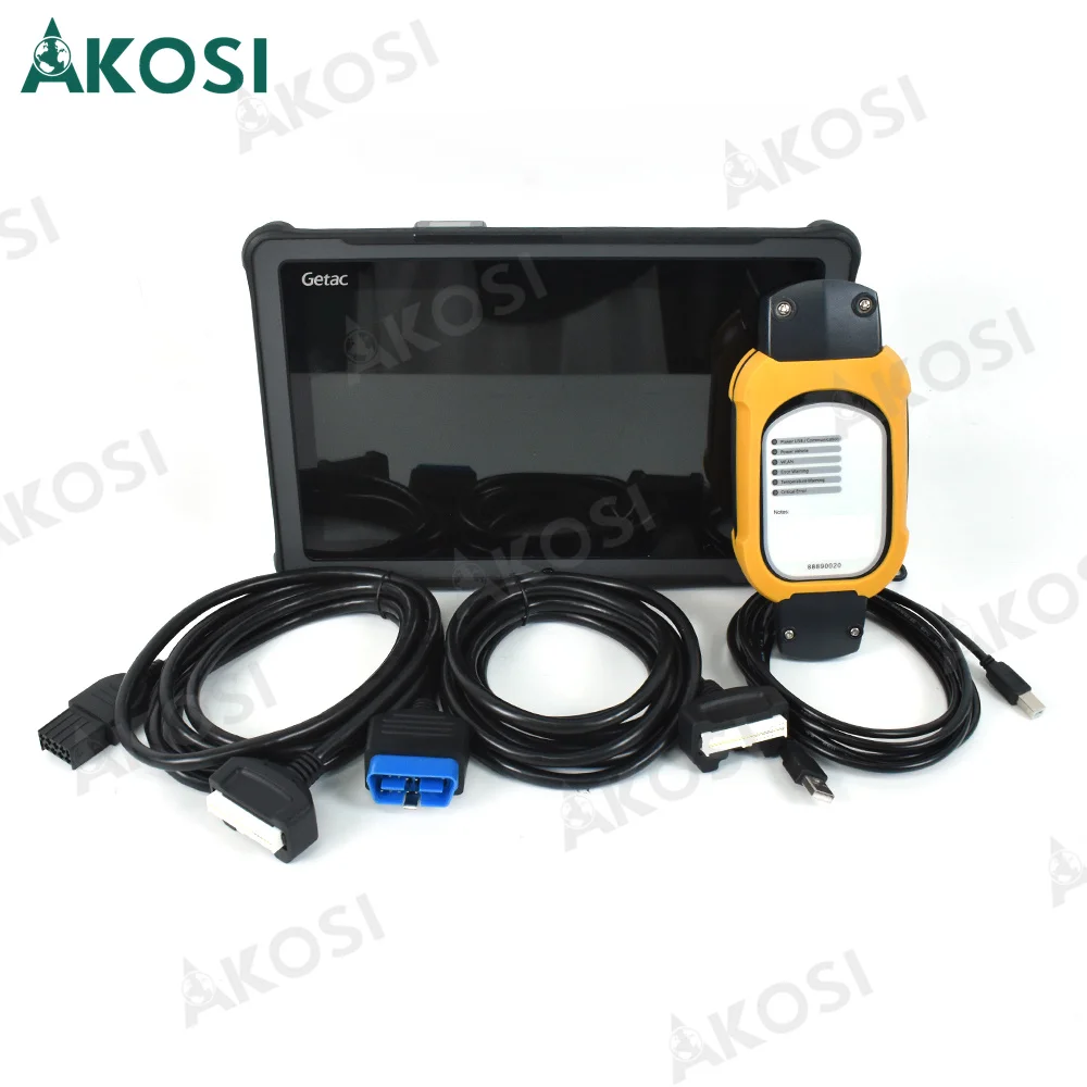 Getac F110 tablet +For vol-voVcads 88890180 Interface With PTT 2.8  88890020 Pro For Vo-lvo Truck Diagnostic Scanner Tool
