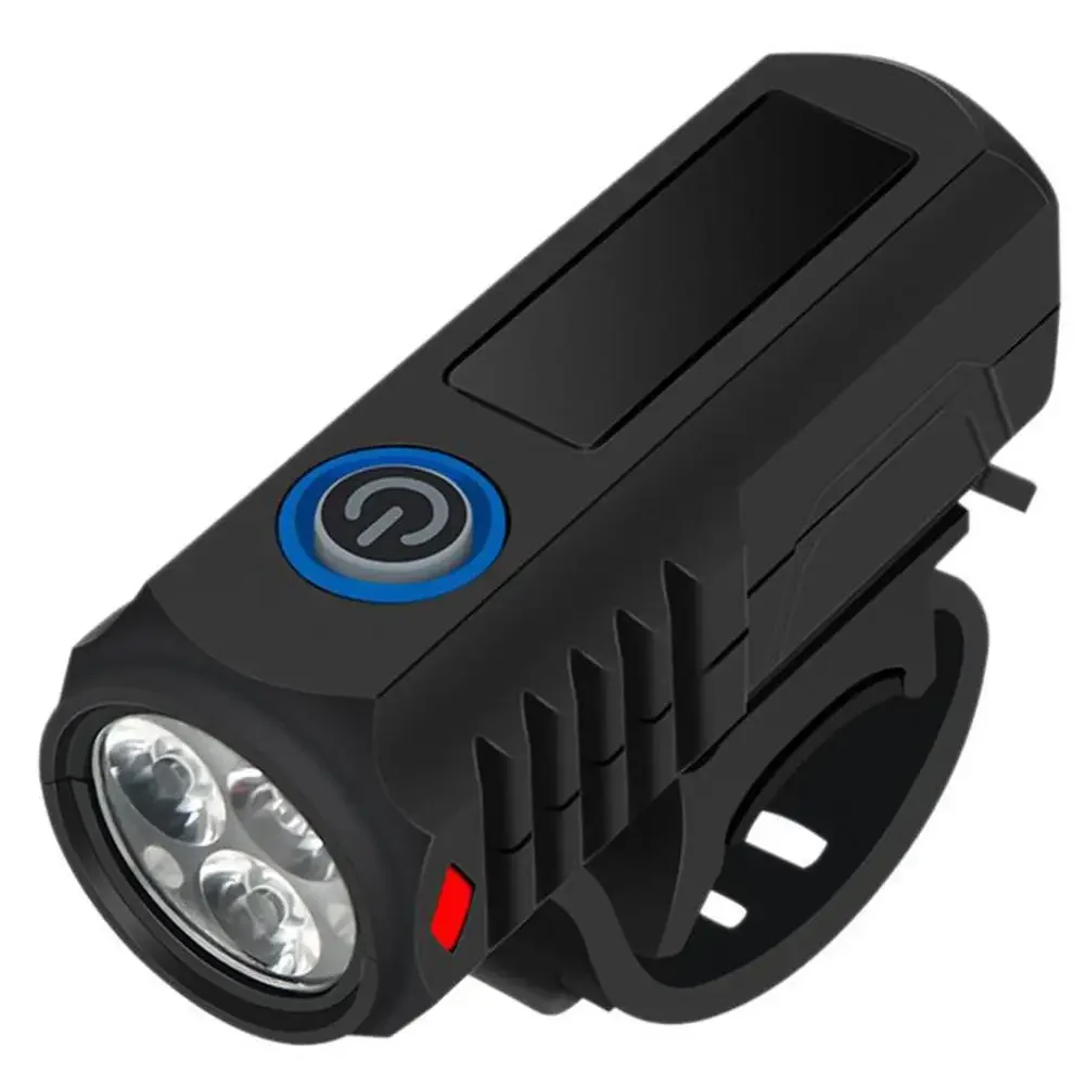 

USB Type-C Rechargeable MTB Bicycle Headlight Outdoor Warning Bright Flashlight Headlight Lasting Lights Bike Cycling Long K1S5