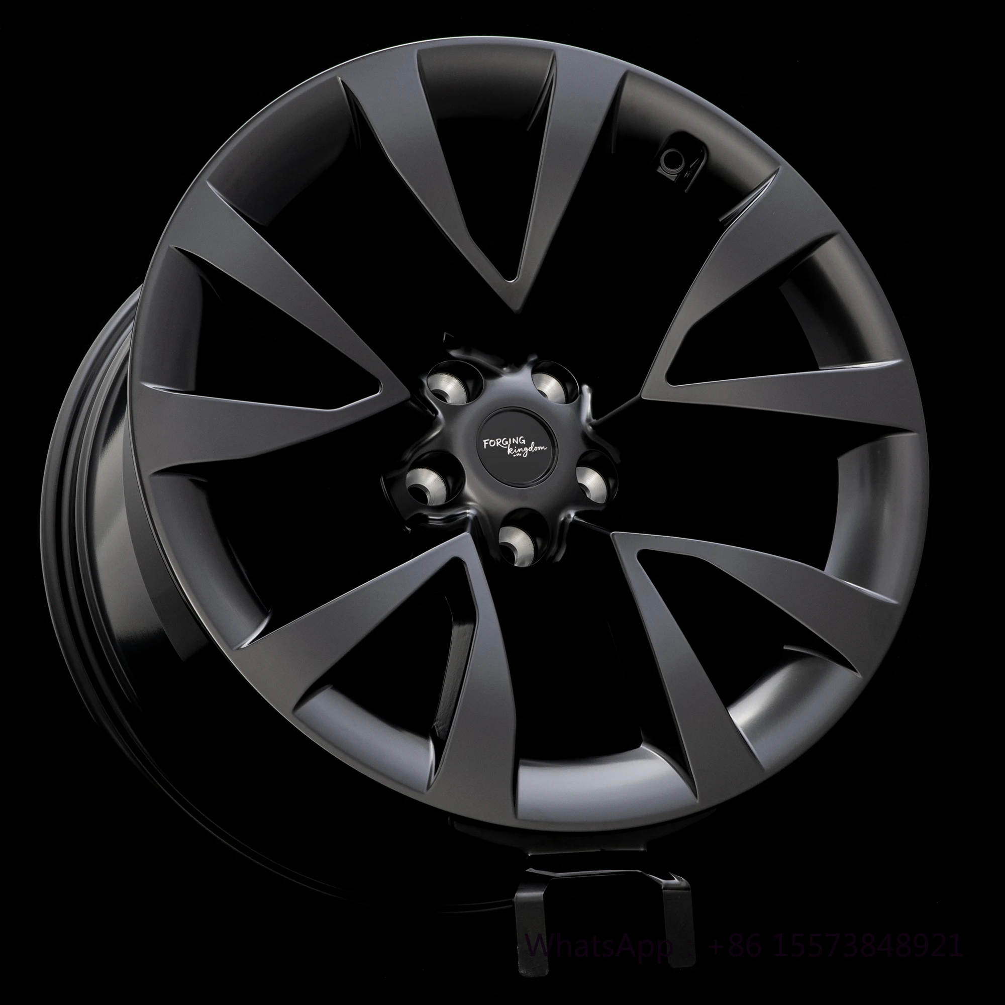 

FORGING KINGDOM New Custom Lightweight One-Piece Forged Aluminum Alloy High Performance Matte Black Wheels 25mm/40mm 17-26 PCD