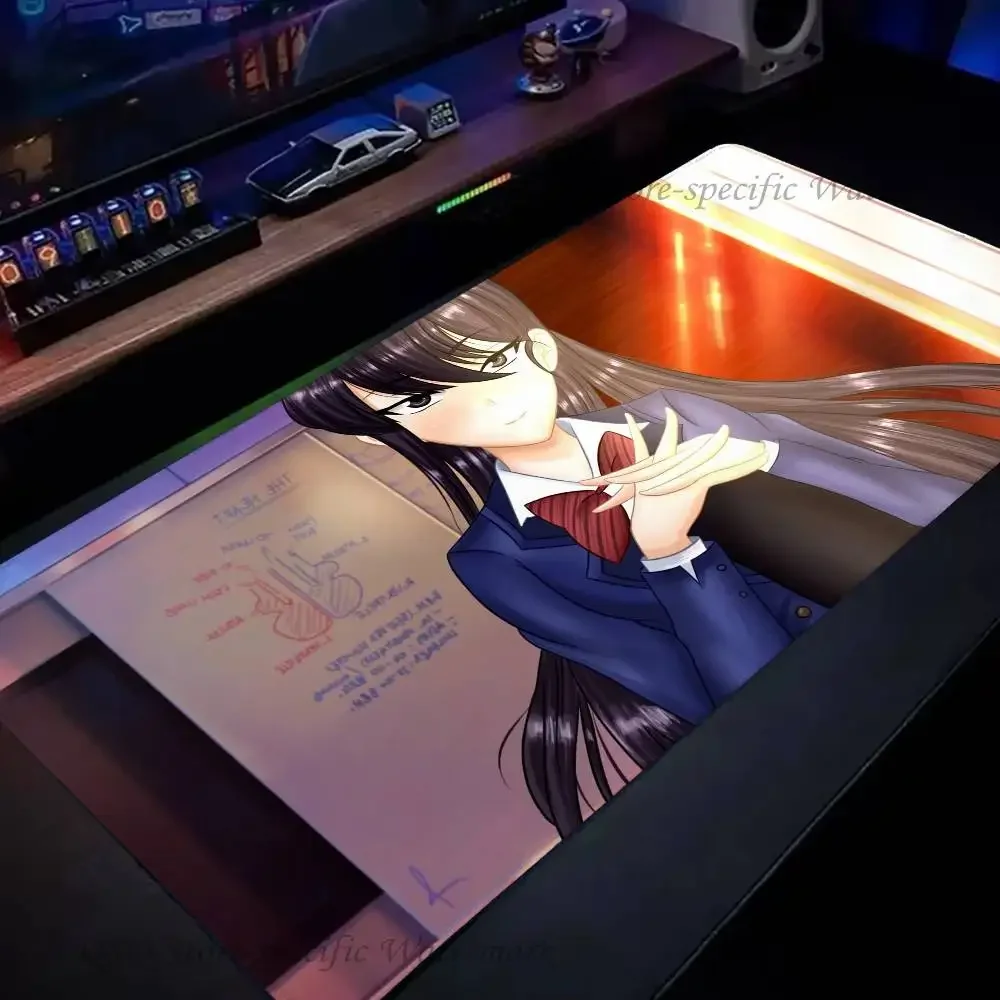 Anime K-Komi C-Can't C-Communicate Mousepad Non-slip Suitable For Office Computers Laptops E-sports Game Desk Mats XXL Keyboard
