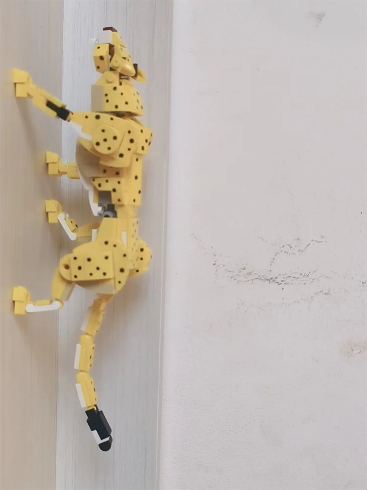 บล็อกตัวต่อรูปเสือดาว ของเล่นเด็ก เทคโนโลยี ชีววิทยา ชุดบล็อกพลาสติก ของเล่นเสริมพัฒนาการสำหรับเด็ก