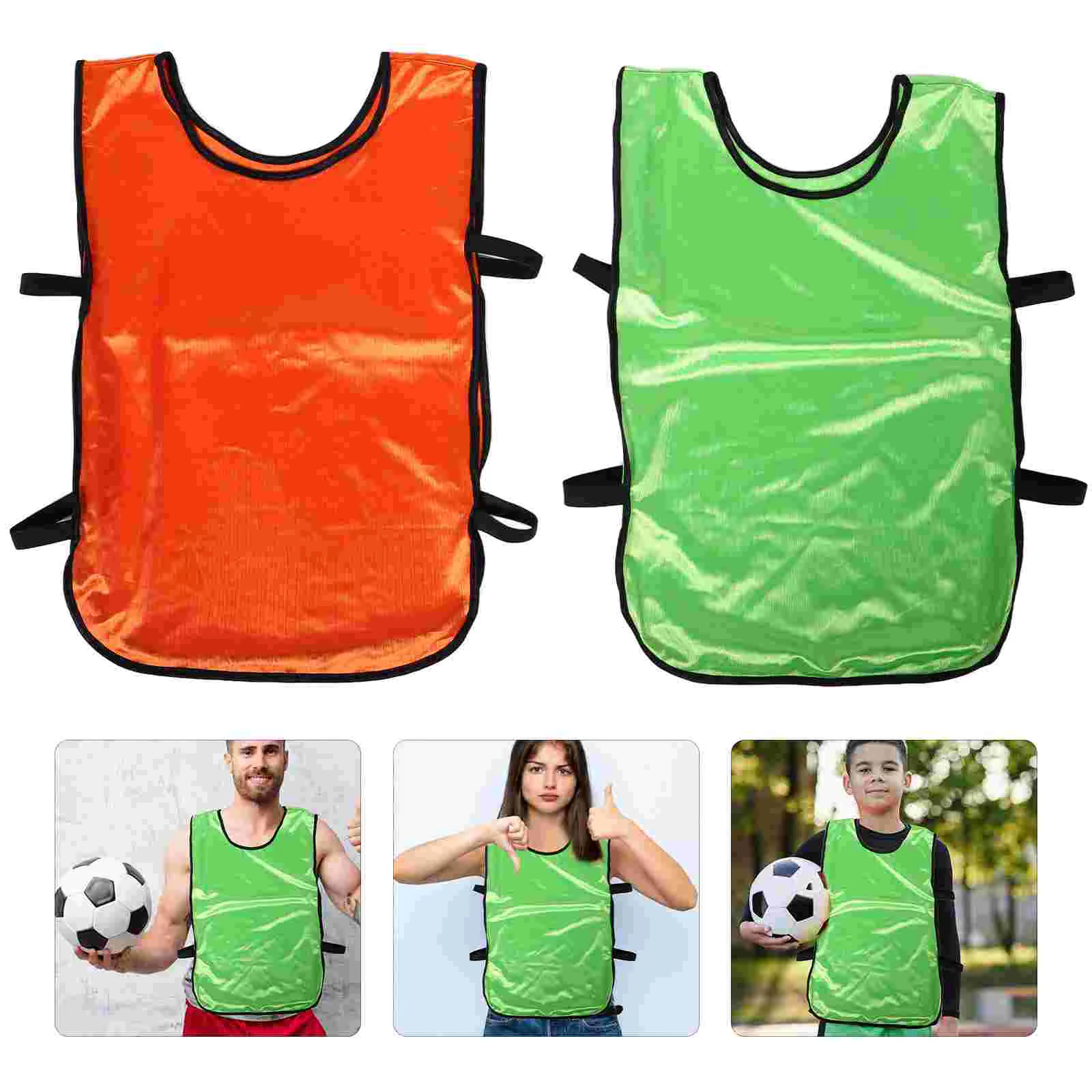 

6 Pcs Football Training Vest Scrimmage Vests Team Soccer Jersey Jerseys for Men Practice