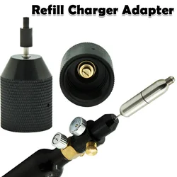 Adaptador de cargador de válvula de recarga de CO2 para tanque de Paintball, cartucho de revista Airsoft, cilindro de Soda Sodastream, inflar neumáticos, bolas de Gas