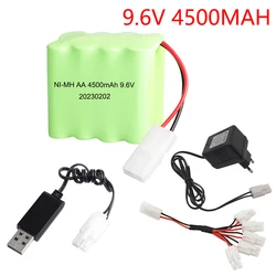 9.6V 4500mah NI-MH AA Battery X model Tamiya Plug For Rc toys Car Tank Train Robot Boat Gun AA 9.6v Akumulator