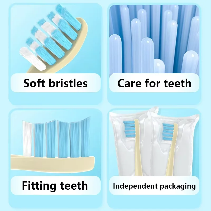 Compatible With Replacement Toothbrush Heads Compatible With Xiaomi T301/T302/T501/T501C Sonic Electric Vacuum Toothbrush Sof