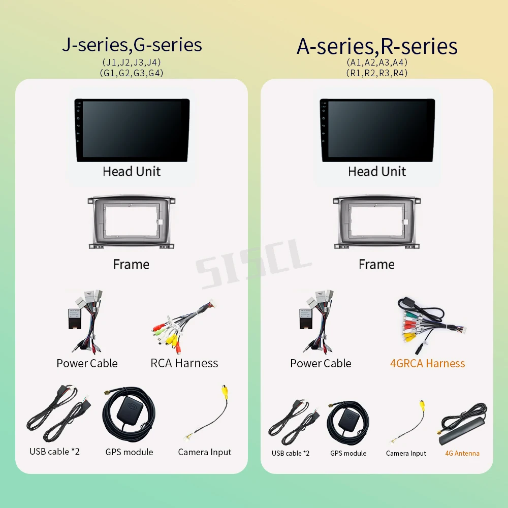 Rádio do carro de android para toyota land cruiser lc100 2002 - 2007 lexus lx470 j100 2 ii 2002-2007 carplay 4g gps dvd 2din estéreo