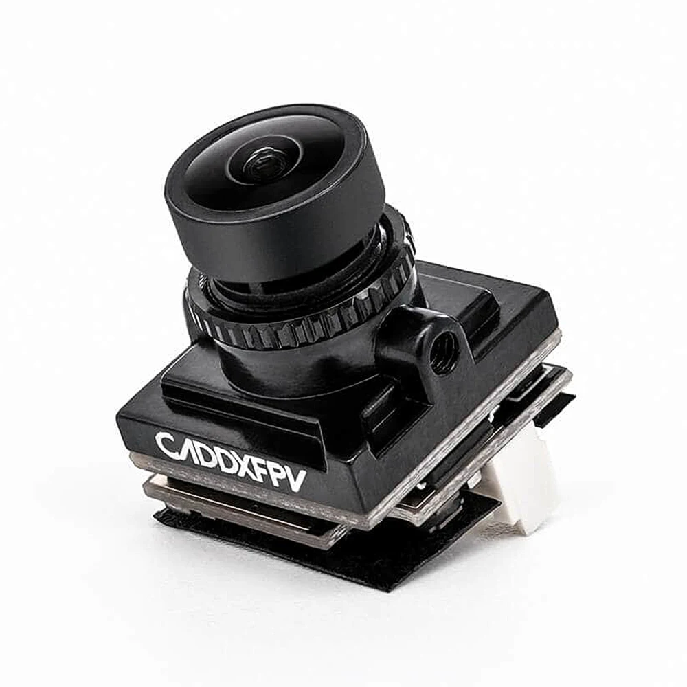 CADDX Baby Ratel2 Cámara analógica Caja de metal 1/1.8 "pulgadas Sensor de luz de estrellas Lente de 1,8 mm Super WDR 4.5-36V FOV 165 °   para drones RC FPV