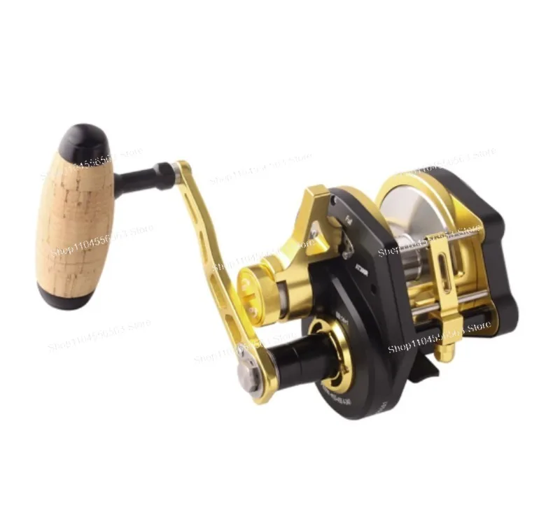 CT300 All-Metal Baitcasting Reel: 30kg Max Drag, 5.0:1 Gear Ratio, Slow Jigging Sea & Boat Fishing
