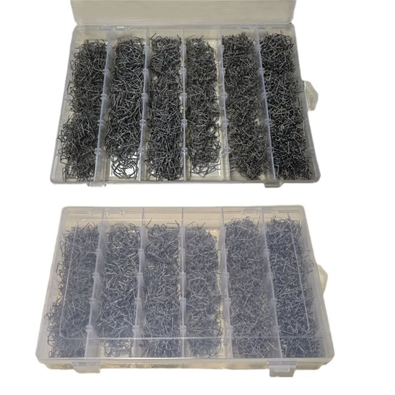 DT42-For Car Bumper Repair, Architectural Modeling, Plastic Craft- 3000 Plastic Welder Staples 6 Types Hot And Wave For