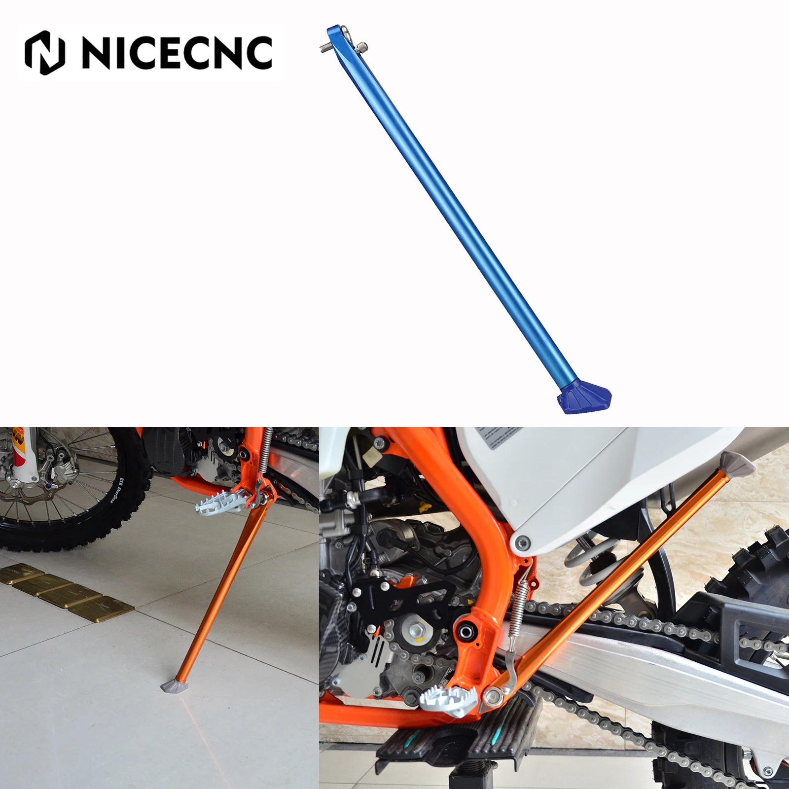 

NICECNC Short Kickstand For KTM EXC TPI 300 EXC-F 350 XC-W 500 XC XCF XCF-W 125 450 2008-2022 For Husqvarna TE300 GasGas EC300
