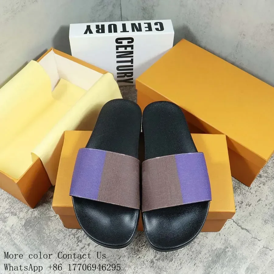 المصممين الشرائح النسائية النعال الأزهار النعال الجلود المطاط الشقق الصنادل الصيف أحذية الشاطئ المتسكعون والعتاد قيعان المنزلق