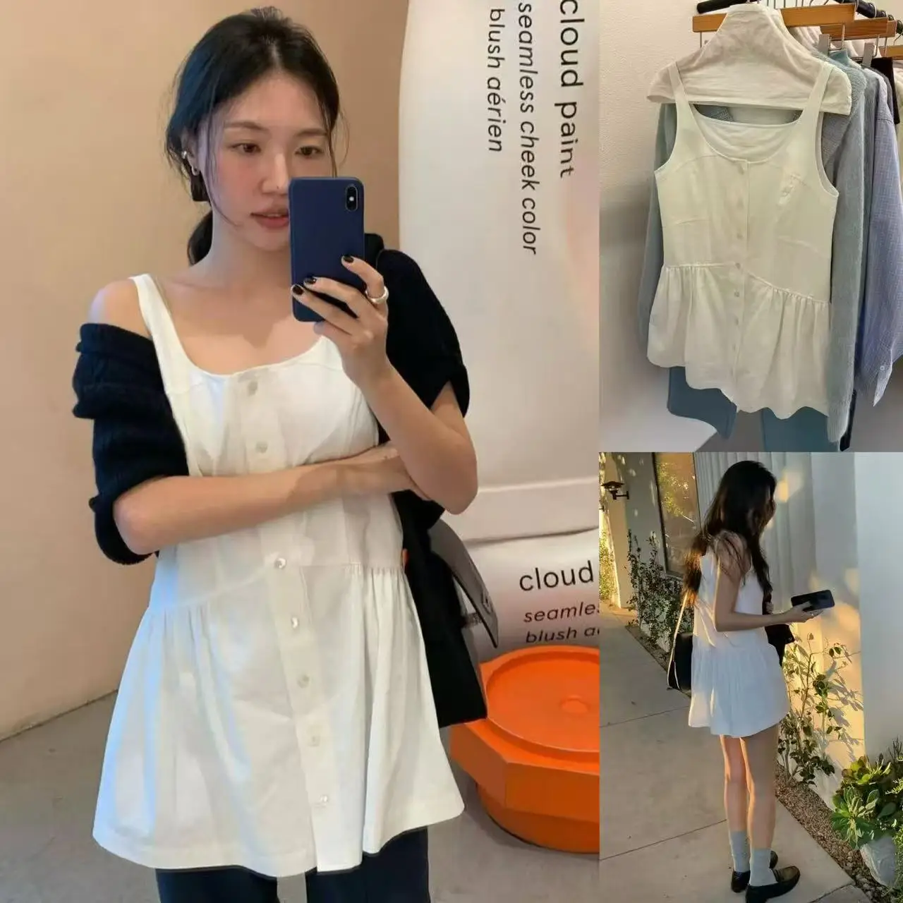 

Весна 2026: Платье Tannat Pure Color универсальное, вне времени, без рукавов, плиссированное, без бретелек, в корейском стиле, повседневное, свободного кроя, с круглым вырезом