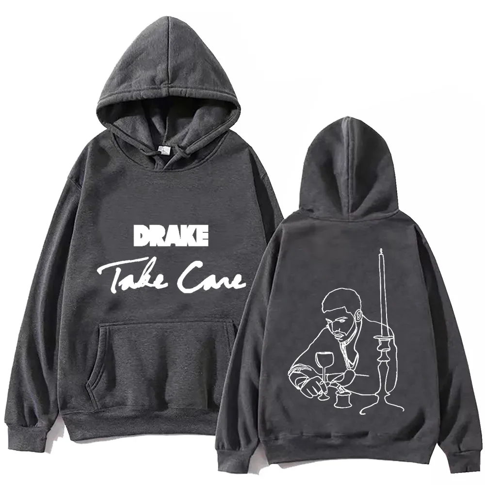 2024 Take Care Drake  Hoodie Tops Long Sleeve Sweatshirt Music Fans Gift Spring Summer Casual