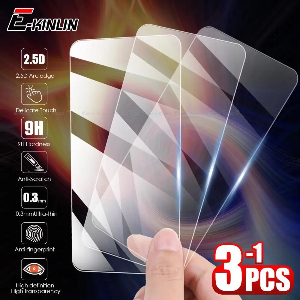 2.5D Screen Protector Tempered Glass For Motorola Moto G71 G72 G32 G52 G31 G52j G62 G41 G71s G100 G82 G51 G22 G40 G41 Clear Film