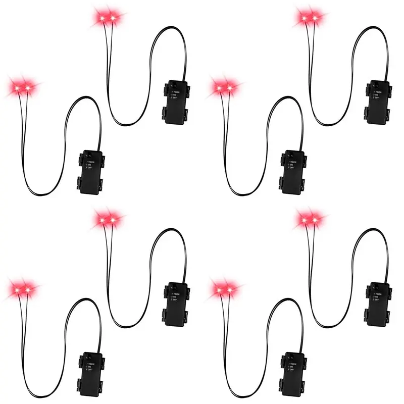 

【ЭФФЕКТИВНЫЕ 】Светящиеся светодиодные глаза на Хэллоуин с таймером, 8 шт. светящихся скелетонов, глаз «сделай сам» для масок, тыквы, надгробия, косплей