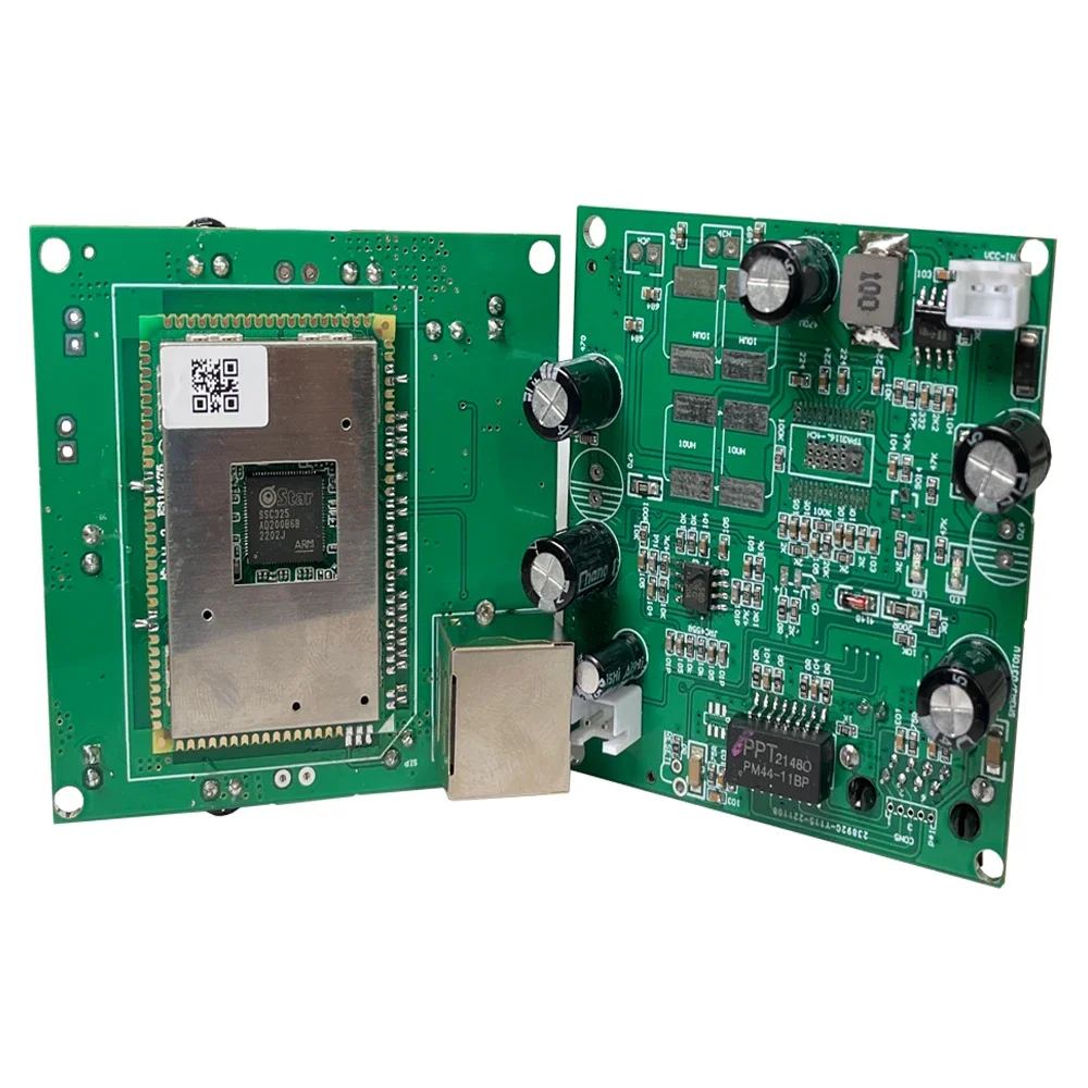 DC12-24V POE sip module PCB with power amplifier 30W * 2 Driver 4-16 OHM speaker support IP PBX