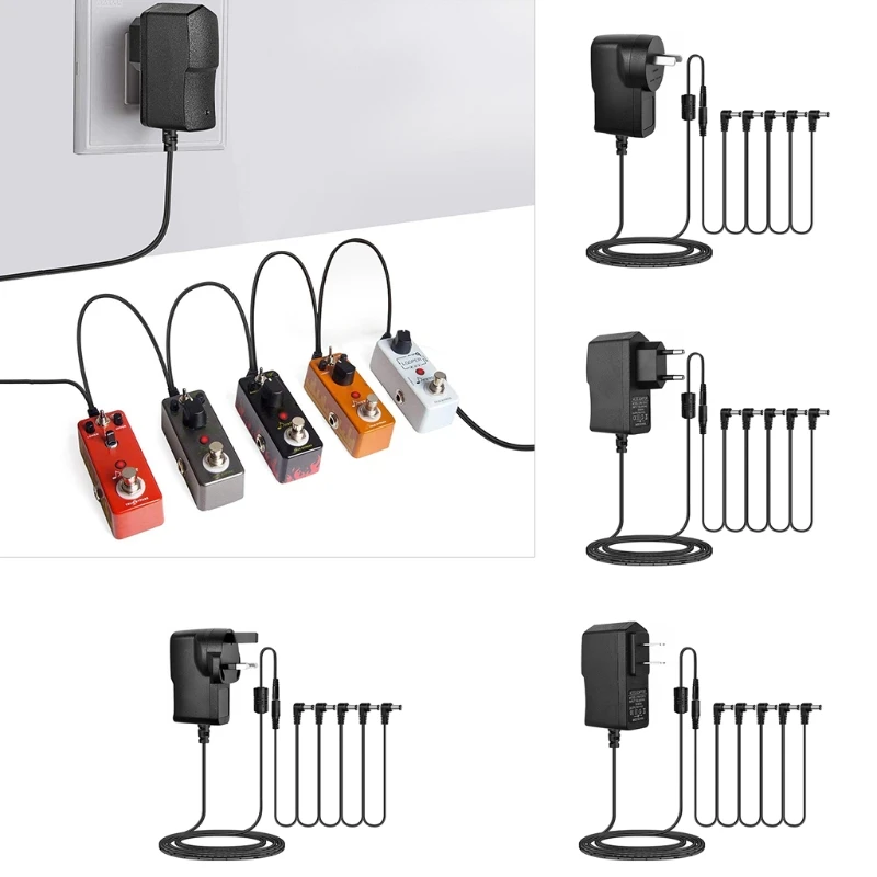 9V for DC Power Adapter–Minimize Need to Change Batteries on Pedalboard and Other Devices Requiring 9V–850mA Dropship