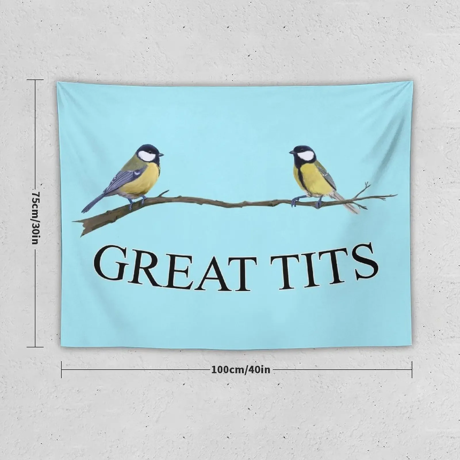 Bird Watching Tapestry Room Decor Cute Home Decoration Tapestry