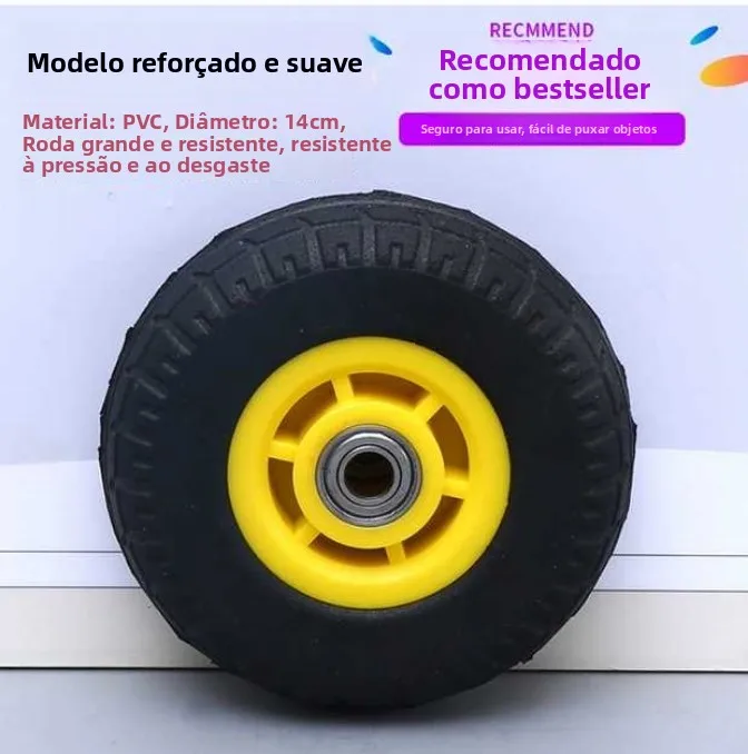 ポータブルゴム製ホイール、ショッピングカート用ホイール、手引きカート用アクセサリー、小型トロリーホイール、荷物トレーラーホイール