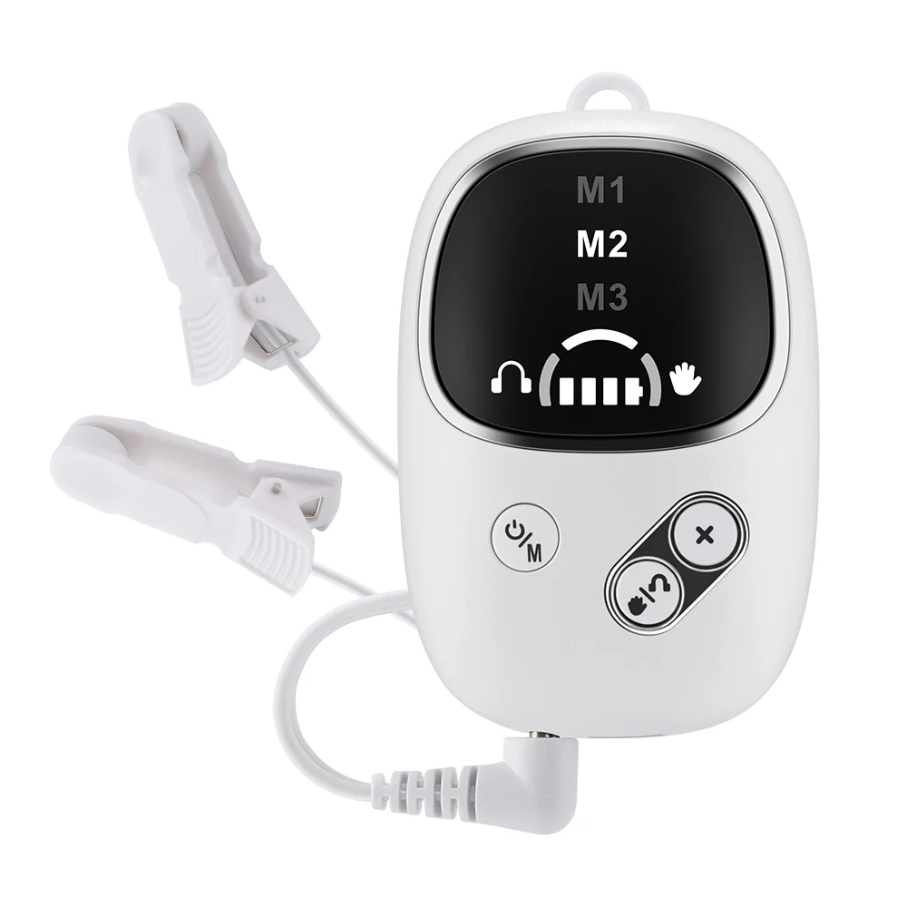 Smart Sleep Aid Ear Clip Instrument Anxiety Relief Neuro Sleep Nerves Insomnia Soothe Device CES Microcurrent Pulse Sleeping Aid
