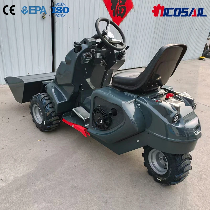 

3-Wheel Loader With LED Lights EU Stage V Dual Cooling For Saudi Municipal Maintenance