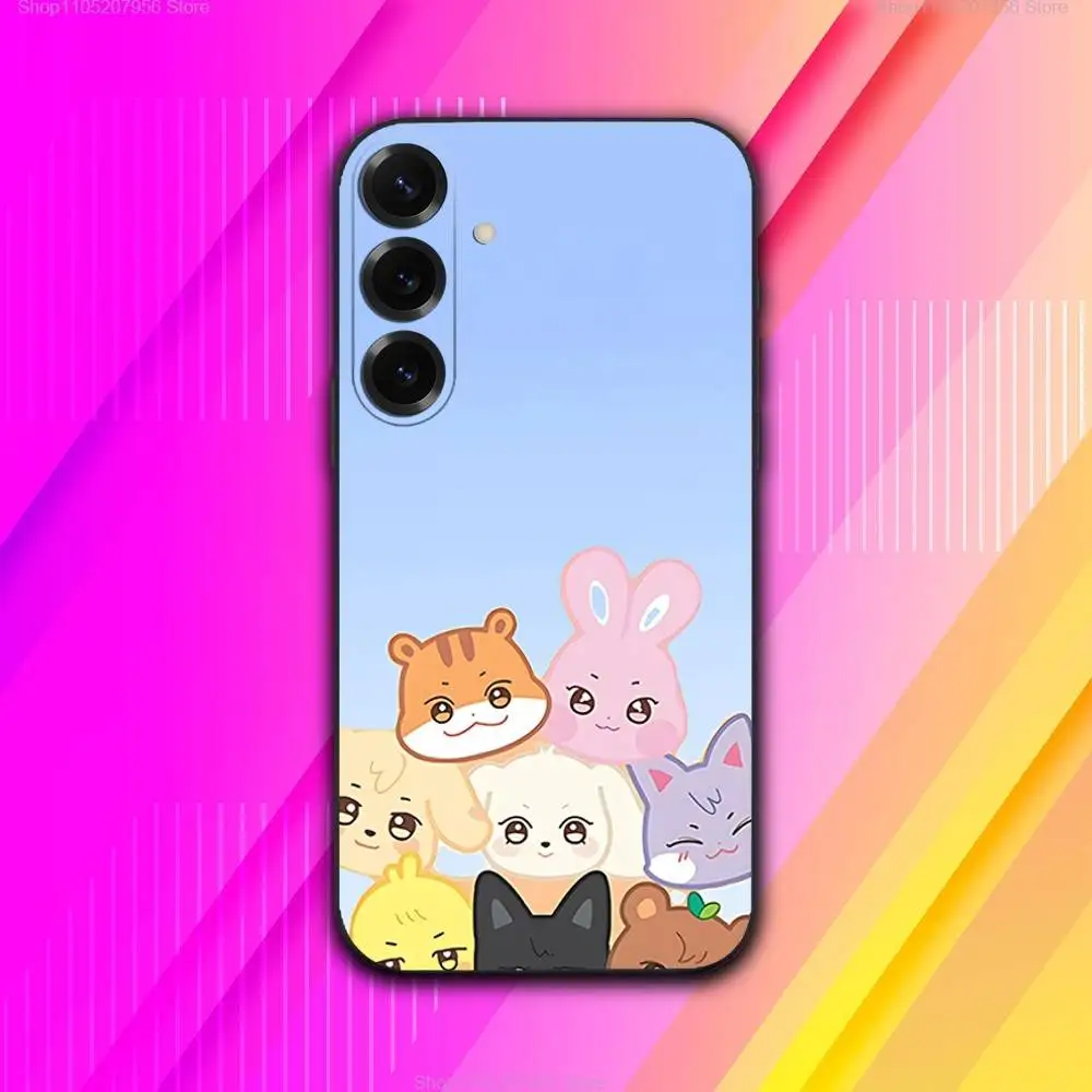 Cartoon A-ANITEEZS-S Cute Phone Case For Samsung A 73,72,71,53,52,51,41,40,30,22,21,13,12,Note 20,10,9 Ultra Pro 5G Soft