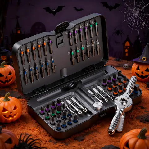 VMAN 독점 브랜드 공구 세트 매끄러운 기어리스 24/30/40/66 in 1 라쳇 자석 디자인 S2 스틸 비트 궁극의 수리 동반자