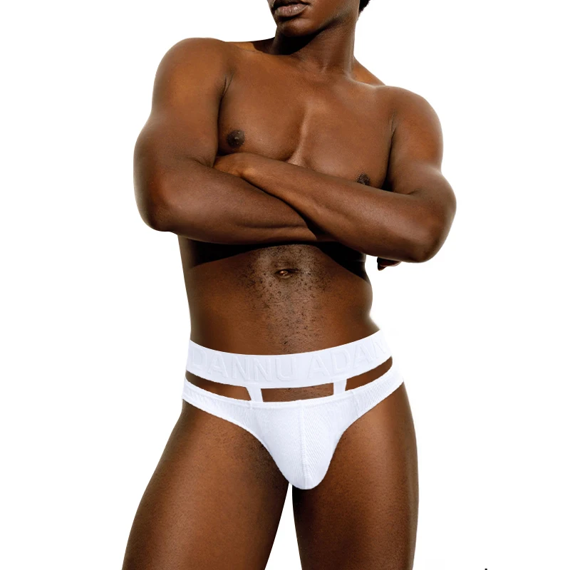 

2pcs Men's Sexy Underwear Sports Low Waist Jockstrap G-String Comfortable Underpants Casual Panties Slip Ropa Modal Mens Brief