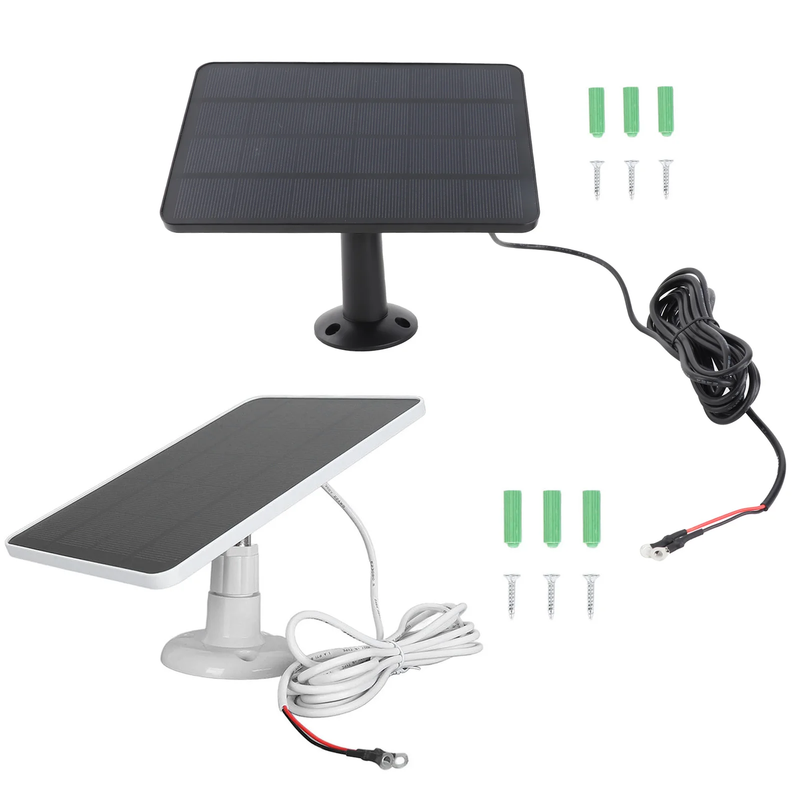 Solar Panel Camera  Weatherproof 10W IP66 Waterproof Doorbell Solar Panel  5V for Doorbell 3 for Doorbell 4 Plus