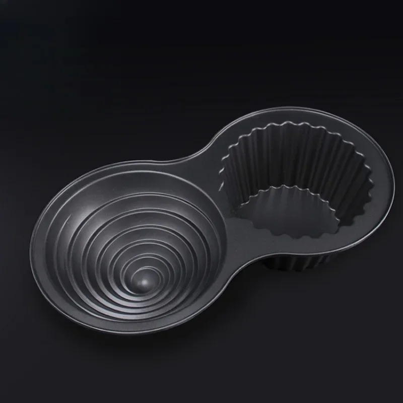 

Oversized cup cake baking pan, one-step forming cake mold