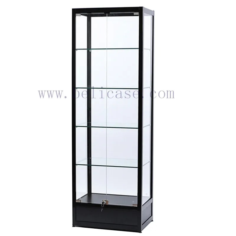 (customized)Lockable Glass Display Cabinet Boutique Glass Vitrine Display Showcase Cheap Price Retail Shop Furniture Sale