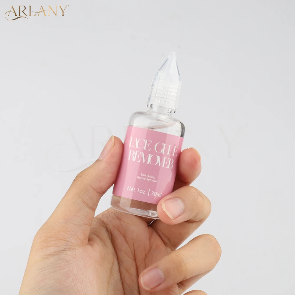 ARLANY شعر مستعار مزيل الصمغ 30 مللي مزيل الصمغ الدانتيل سريع المفعول الشعر التمديد مزيل الشريط لملحقات غير مرئية ربط الشعر