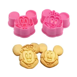 Mickey Mouse Baking 3D Mold DIY Baking Cookie Cake Rice Ball Mold Cartoon Animal Plastic Mold Birthday Party Decoration