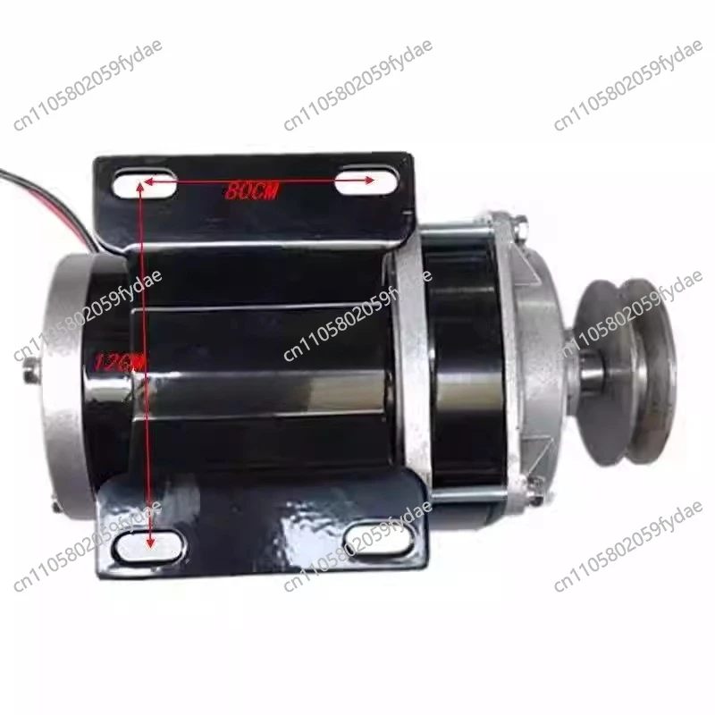 

Двигатель с щетками и центральным шкивом для электрических трициклов 24В/48В, 350Вт/500Вт/750Вт