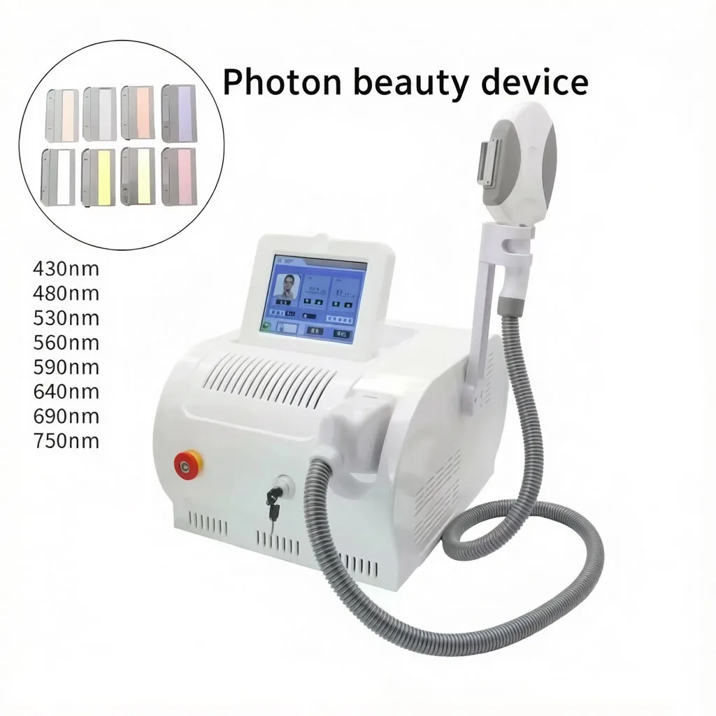 Desktop Photon Beauty Device, Single Handle Magnetic Light Water-Cooled Beauty Device, Convenient Commercial Beauty Device