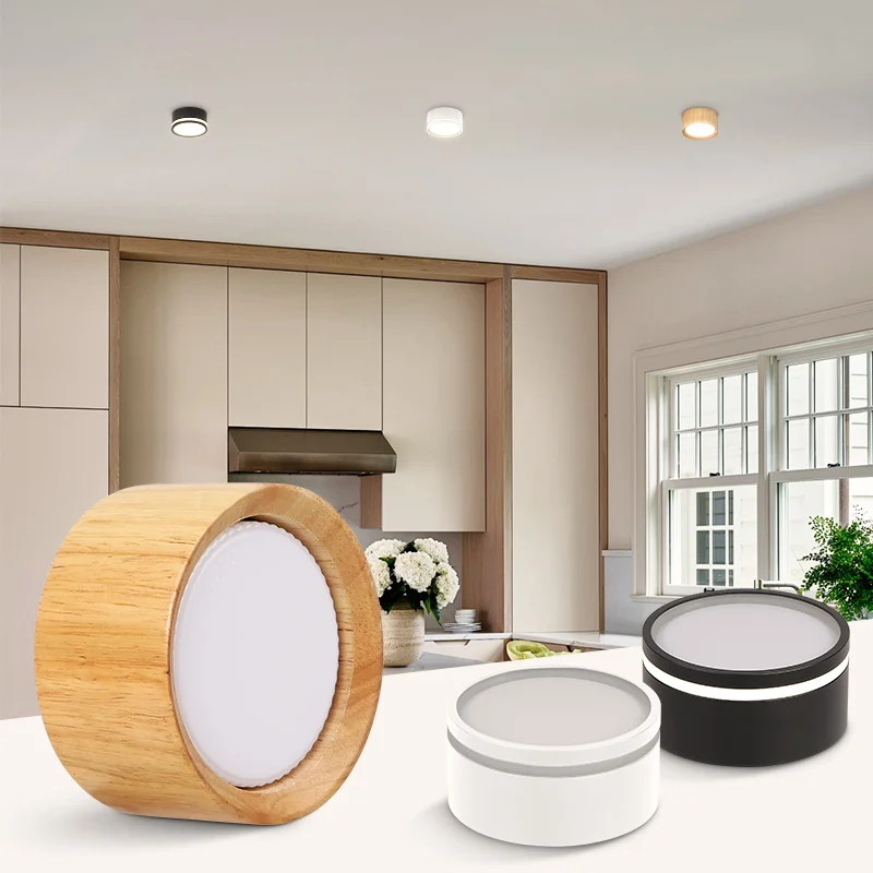 GX53 Downlights LED Ceiling Light Modern Indoor Decor Lamps Kitchen Living Room Bedroom Street 110-220V Surface Ceiling Led Spot