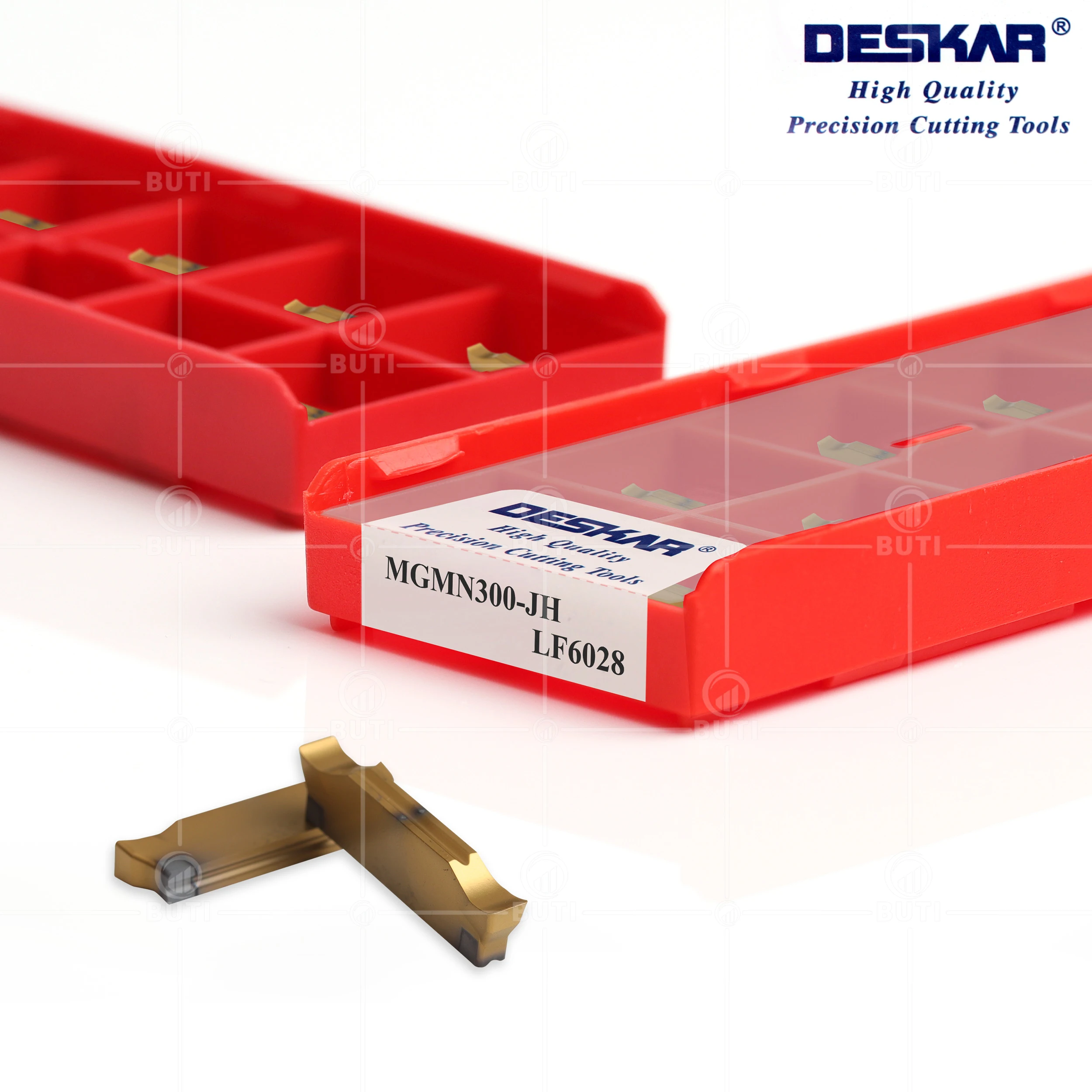 Imagem -02 - Deskar 100 Original Mgmn150-jh 200 250 300 400 500 -jh Lf6028 Cnc Grooving Turning Ferramentas Torno Cortador Slotting Insert para Aço