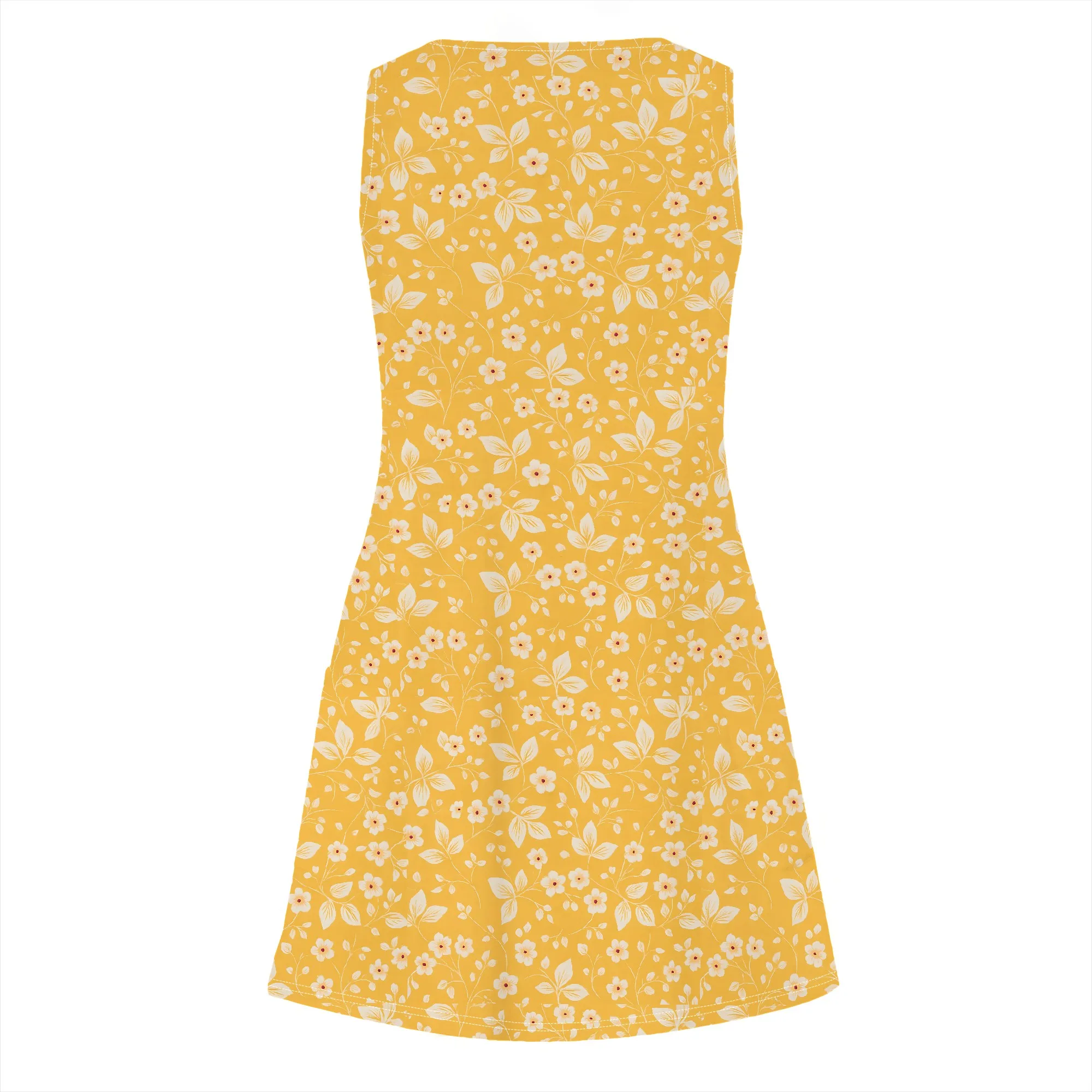 Womens Summer Dresses Loose U Neck Sleeveless Sundresses Dress with Pockets