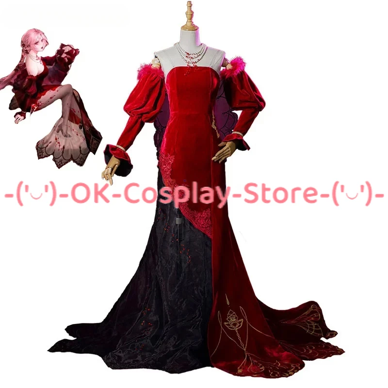 

Game Path to Nowhere Chelsea Cosplay Costume Women Elegant Dress Red Party Suit Anime Clothing Hallween Uniforms Custom Made