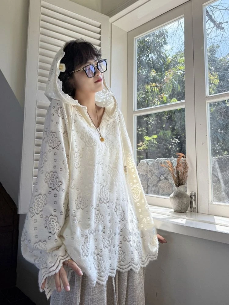 

Кружевная толстовка с капюшоном и цветочным принтом, футболки Blusas Mujer, одежда в стиле гранж, Ropa Mujer Camisetas, тонкие черные солнцезащитные рубашки, футболки Y2k