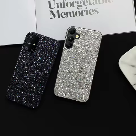 Luxury shiny diamond rhinestone Glitter Case for For Samsung Galaxy A14 A15 A16 A35 A36 S25 S24 S23 S22 Plus FE Ultra Soft Shell
