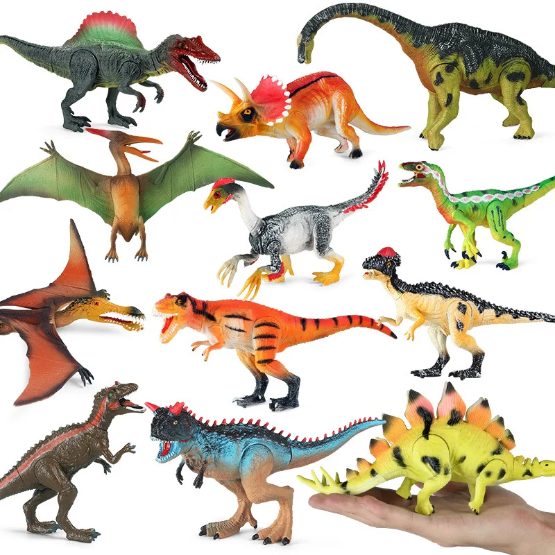 

Children's simulation dinosaur animal model Spinosaurus taurosaurus pterosaurus Stegosaurus thermochromic dinosaur toy