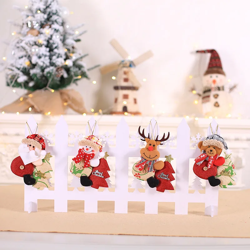 Staraise Christmas Doll Santa Claus Snowman Elk Pendant Merry Christmas Decorations For Home Cristmas Ornament Xmas Noel Navidad