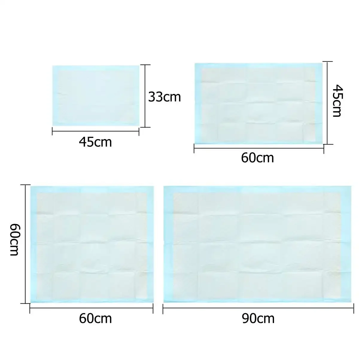 For Puppy Pet 100/50/40/20 PCS Premium Dog Training Pee Pads Ultra Absorbent Diaper Cage Mat Unscented Disposable Underpads