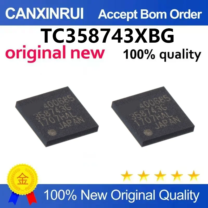 （5pcs-100pcs）TC358743XBG TC358743 Package BGA-64 Serial Transceiver Chip