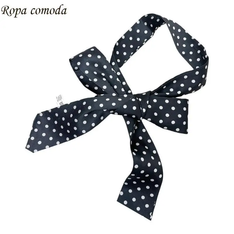 

MXMA Hand Tied Hairband Silk Scarf Wrap Scarf for Women Various Occasion and Outfit