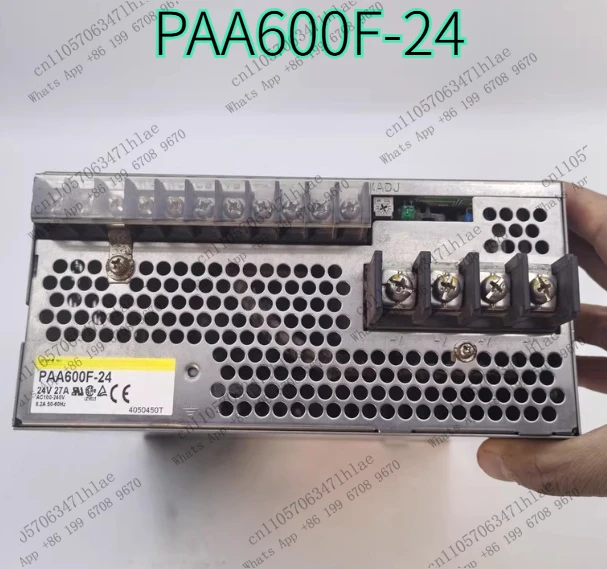 PAA600F-24 Power Supply, 24V 27A 600W, tested OK