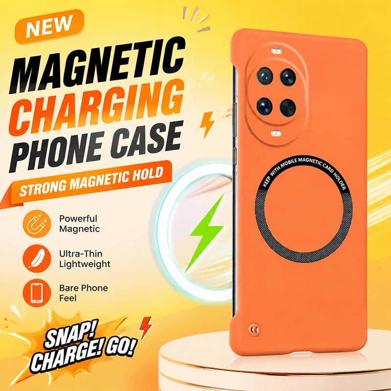 Lightweight Phone Case for Huawei Nova 14 Ultra Pro 14Ultra 14Pro 14i Borderless Magnetic Thin Hard PC Simple Back Cover Housing